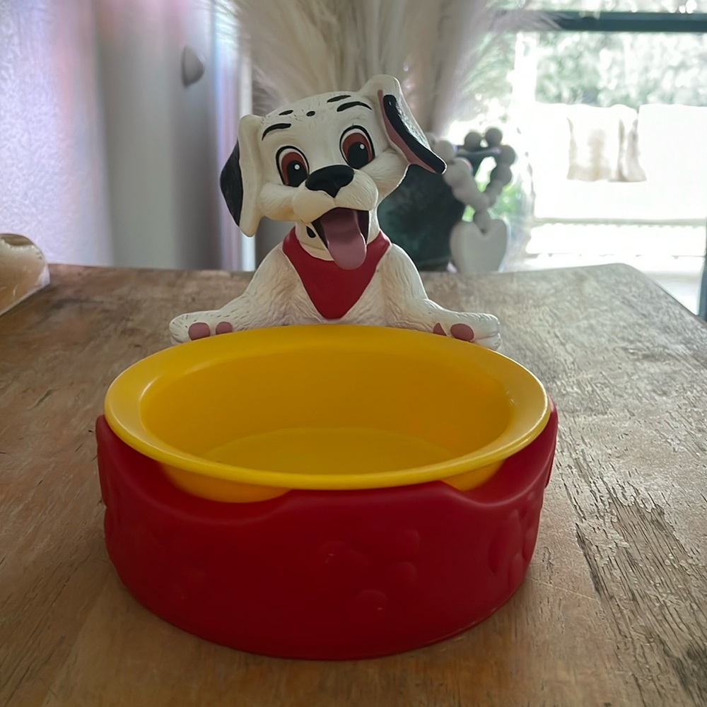 Applause DISNEY 101 Dalmatians Water Food Bowl Dog Cat Collectible Disney dogs